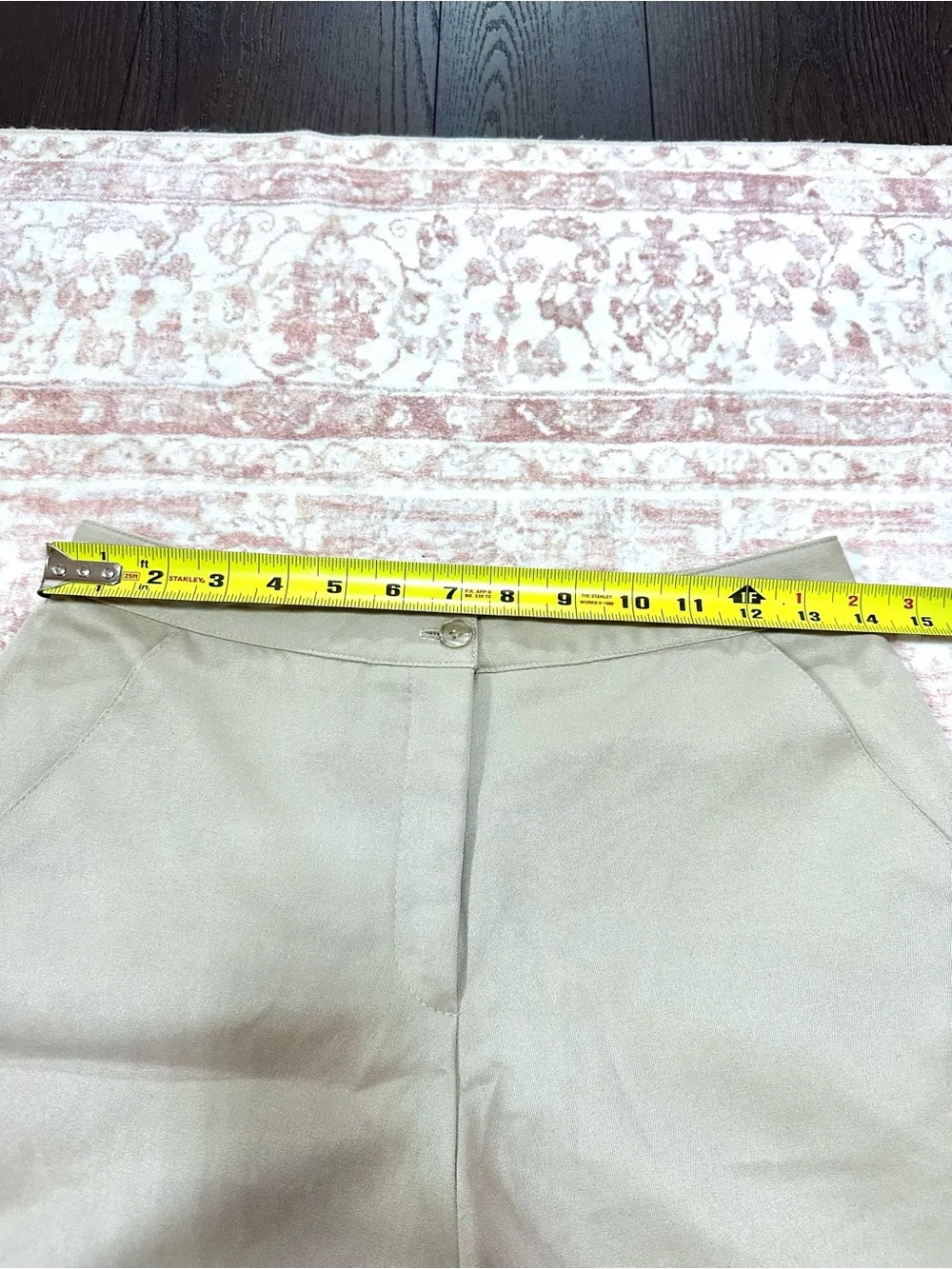 Vintage ⚜️ Lily’s Beverly Hills Tan High Waist Shorts - Picture 8 of 11